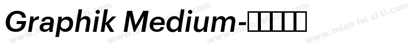 Graphik Medium字体转换